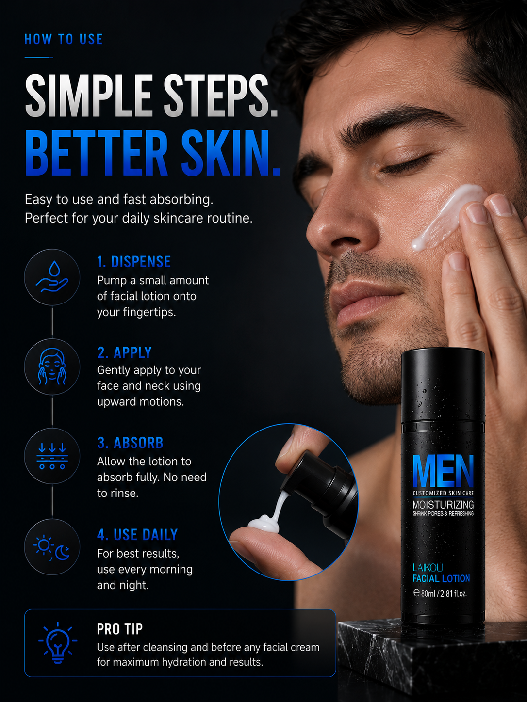 Plain & Proven Men's Face Moisturizer