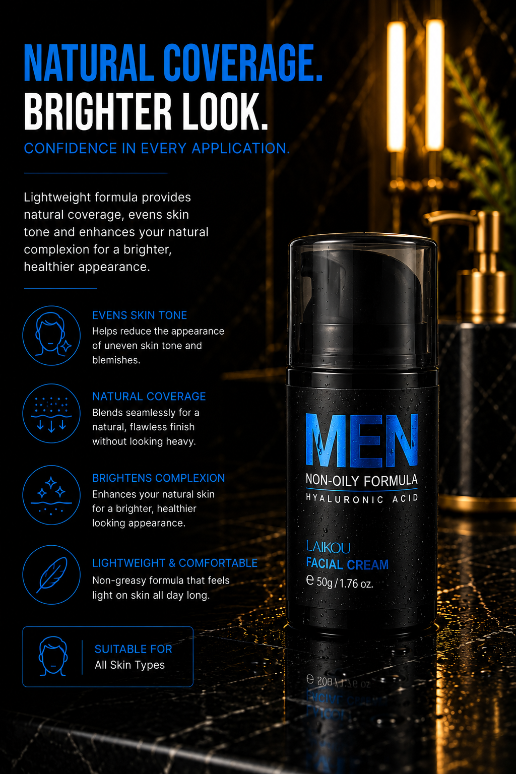 Plain & Proven Men's 3-Step Skincare Routine
